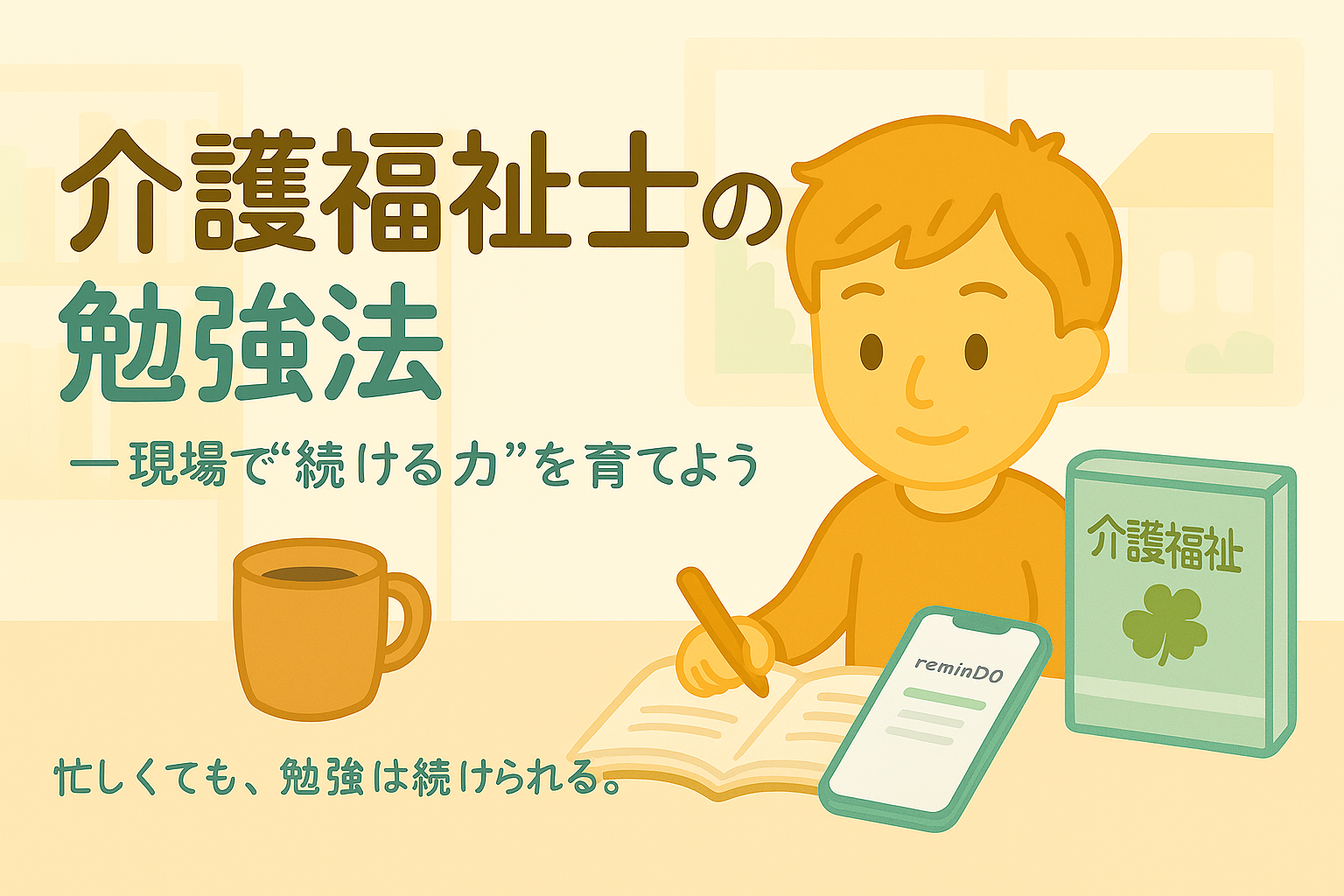 介護福祉士の勉強法──現場20年の私が伝えたい「続ける力」